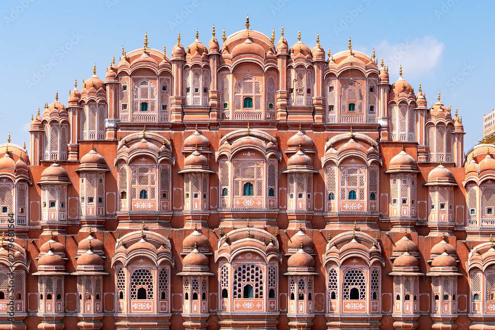 The Hawa Mahal - palace in Jaipur