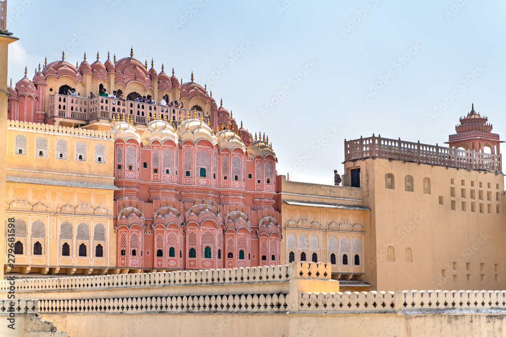 Jaipur/India-27.02.2019:The Hawa Mahal - palace in Jaipur