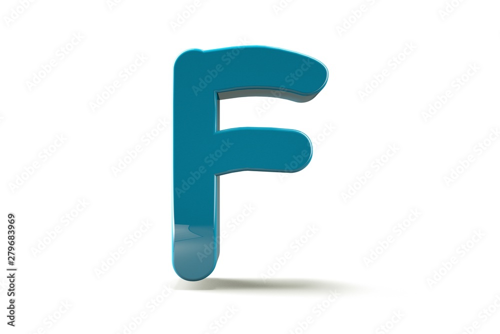 3d letter collection.letter F 3d letter collection.letter F