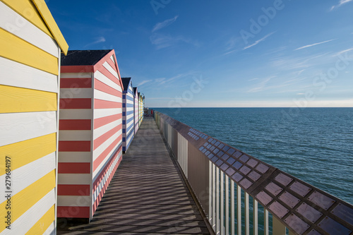 Tiny Wooden Cabins on Hastings Pier II