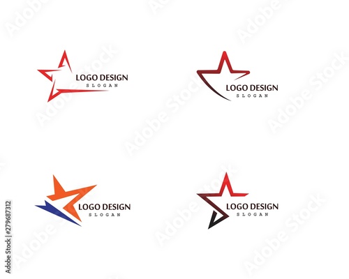 Star Logo Template vector icon illustration design