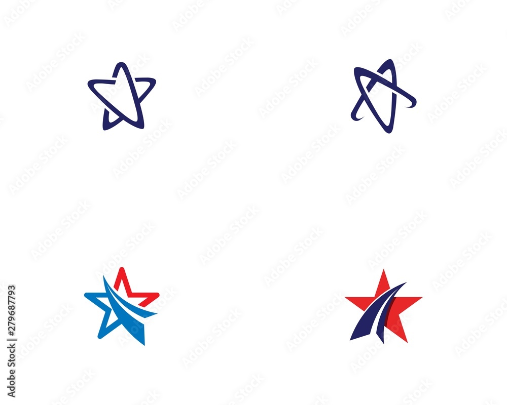 Star Logo Template vector icon illustration design Star Logo Template vector icon illustration design