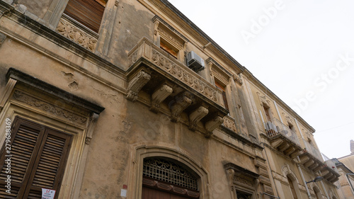 Fototapeta Naklejka Na Ścianę i Meble -  Noto, Sycylia, Włochy, schody, katedra, 