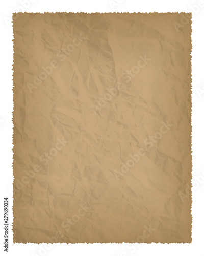 Old paper with burnt edges