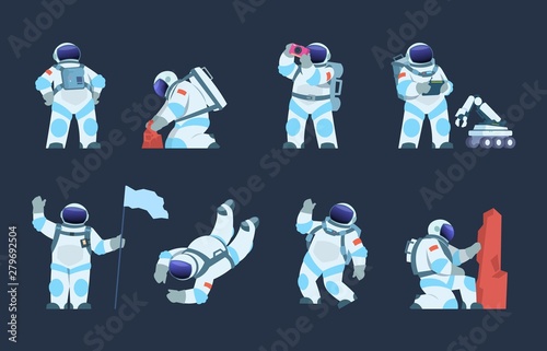 Tableau sur toile Astronaut character