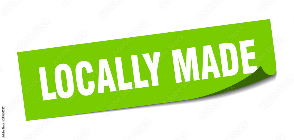 locally made sticker. locally made square isolated sign. locally made locally made sticker. locally made square isolated sign. locally made