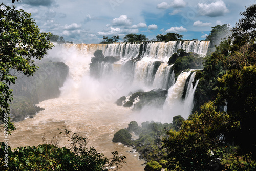 Iguazu Falls  aka Iguassu Falls or Cataratas del Iguazu   Misiones Province  Argentina