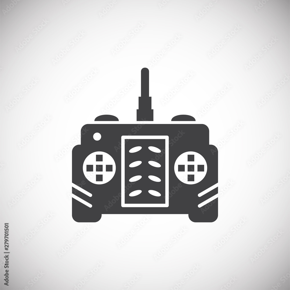 Drone related icon on background for graphic and web design. Simple illustration. Internet concept symbol for website button or mobile app. Drone related icon on background for graphic and web design. Simple illustration. Internet concept symbol for website button or mobile app.