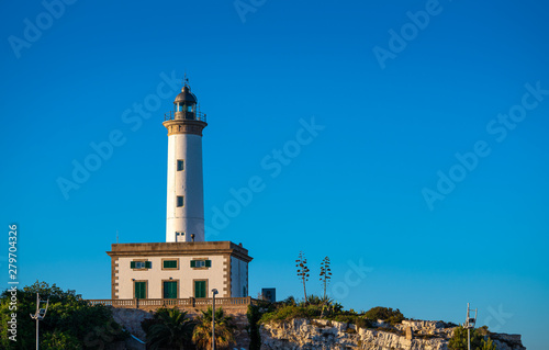 Ibiza Botafoc lighthouse in Eivissa port