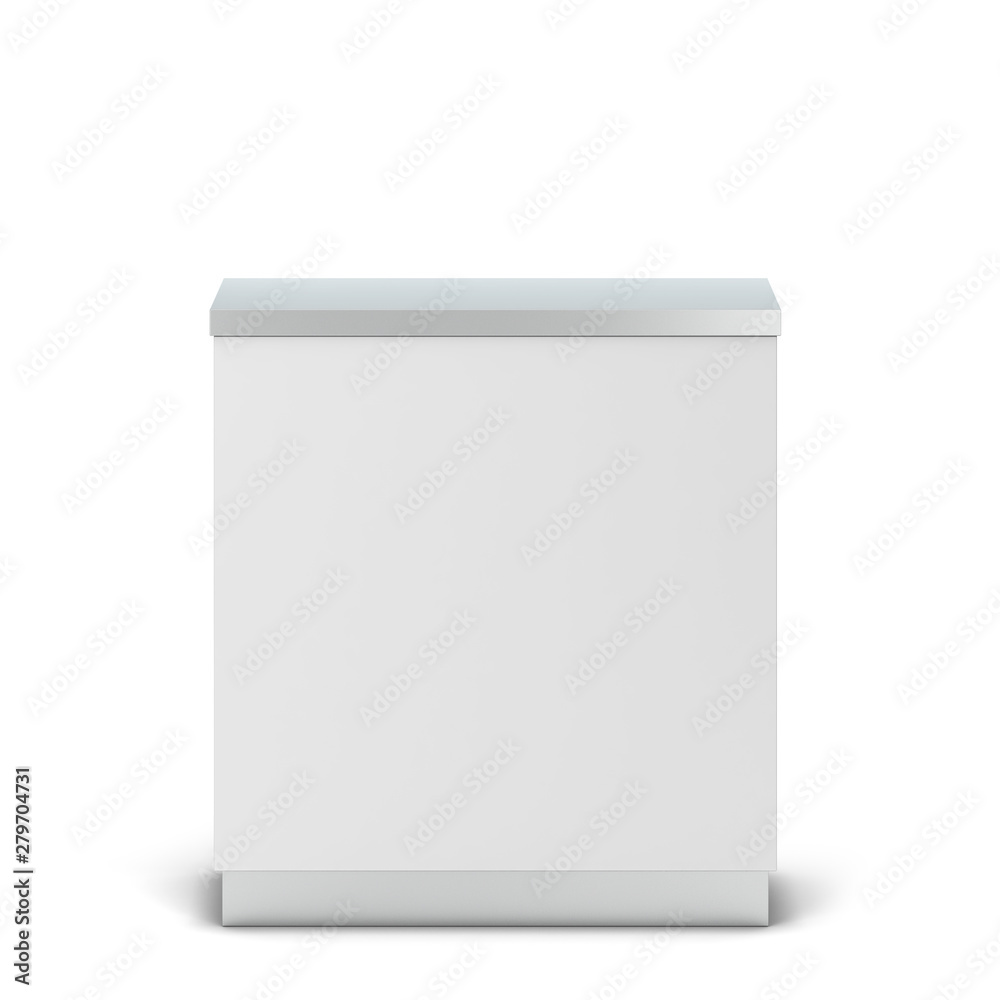Blank counter stand mockup Blank counter stand mockup