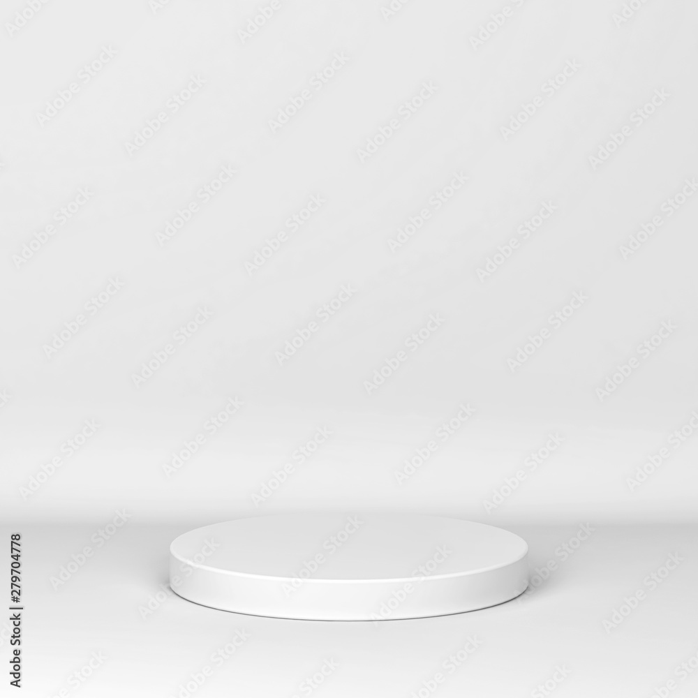 Simple podium. Showcase stand for your product Simple podium. Showcase stand for your product