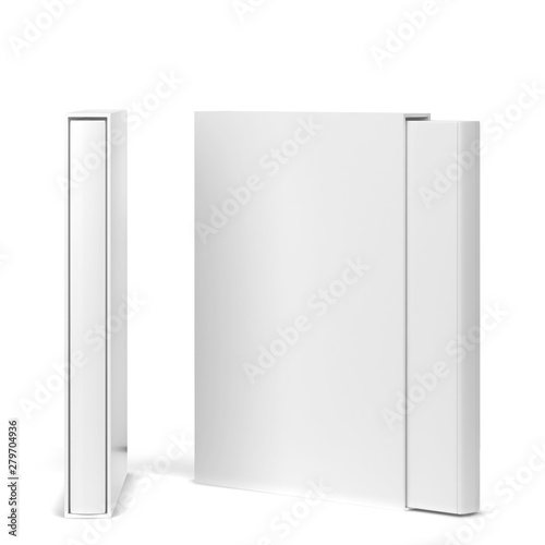 Photos Book in a slipcase cover mockup