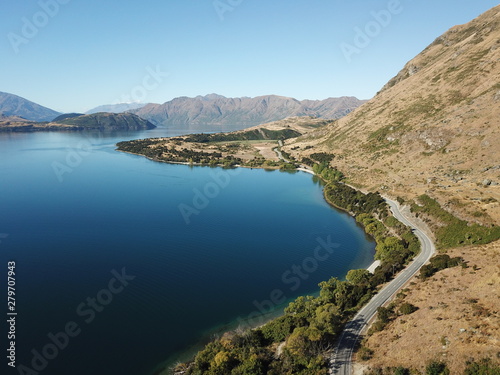 Aerial View Glendu Bay, Lake Wanaka, New Zealand © Jerry
