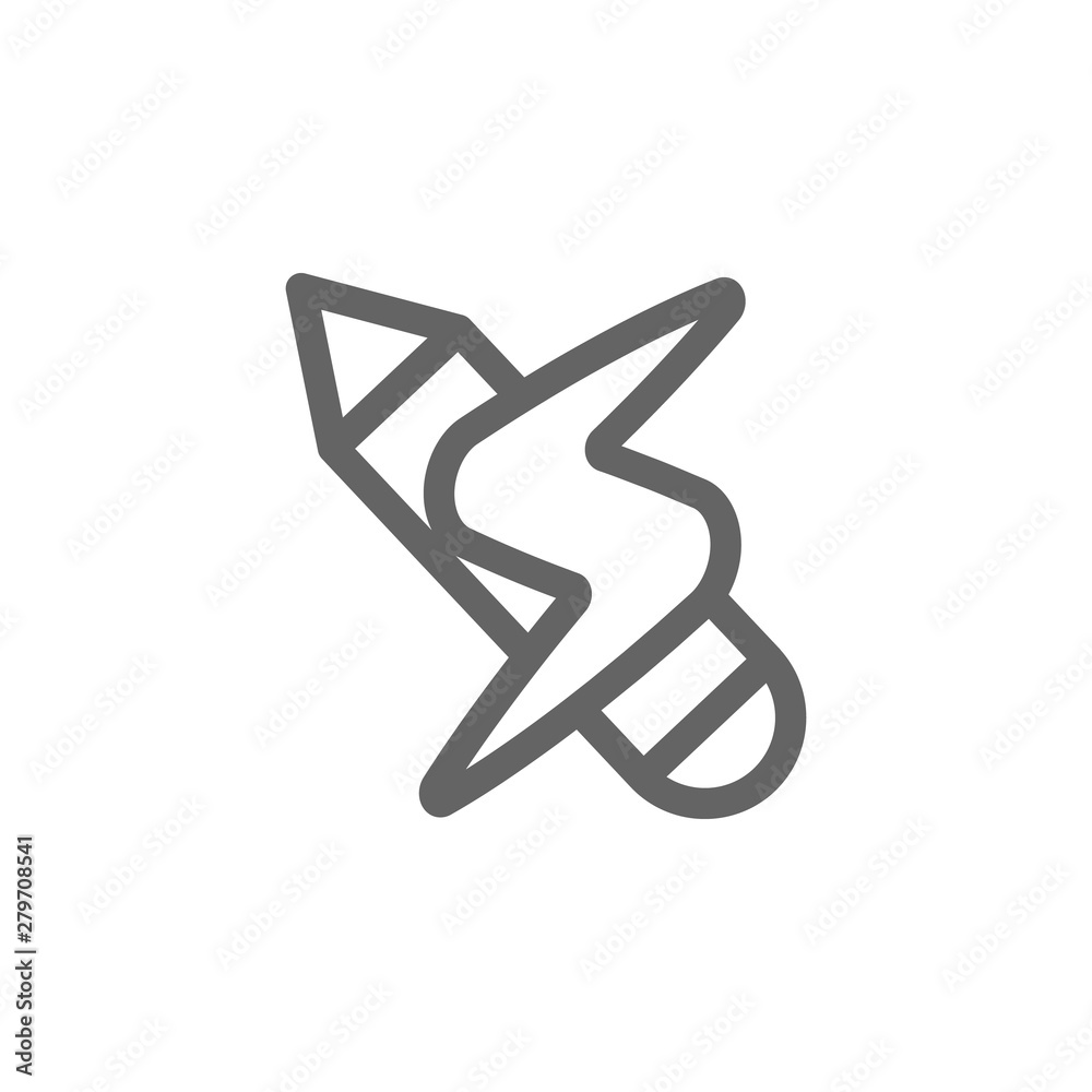 Pen news icon. Element of simple icon Pen news icon. Element of simple icon