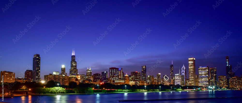 Obraz premium Chicago skyline