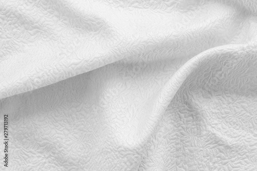 Abstract monochrome fabric texture pattern top view mockup