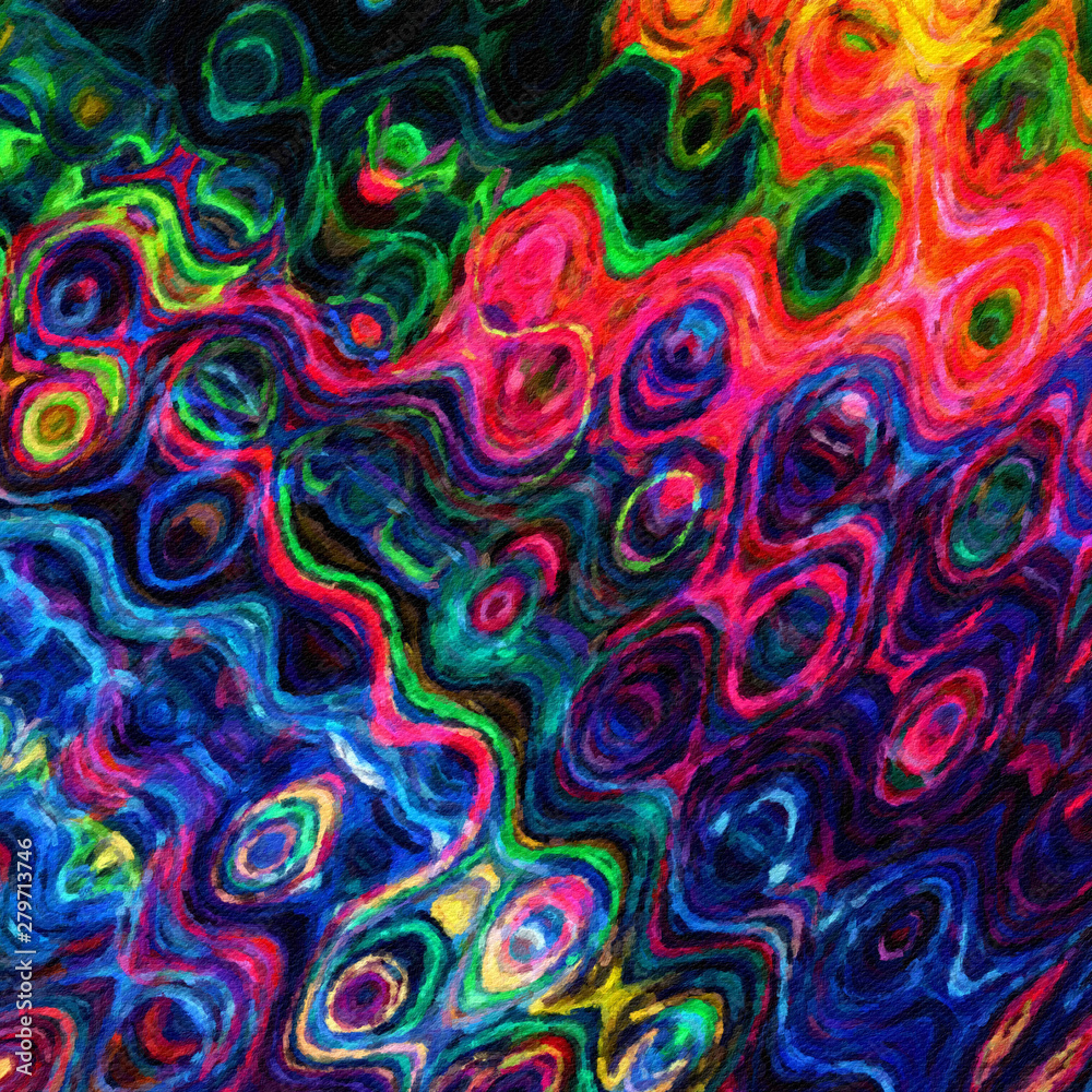 Contemporary abstraction wall art print, modern beautiful pattern background, fashion fantasy style oil painting artwork, volume brush strokes on canvas, colorful artistic print or poster Contemporary abstraction wall art print, modern beautiful pattern background, fashion fantasy style oil painting artwork, volume brush strokes on canvas, colorful artistic print or poster