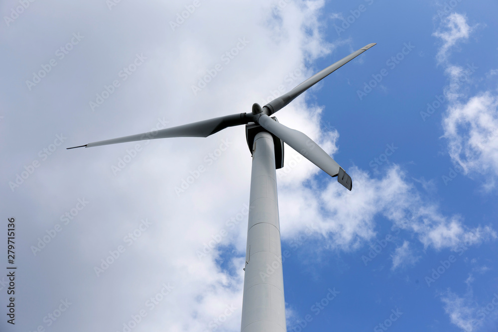 Wind power Plant in the Mountain Jesenik, Moravia, very green and clear Nature with cleanest Air in central Europe, Czech Republic Wind power Plant in the Mountain Jesenik, Moravia, very green and clear Nature with cleanest Air in central Europe, Czech Republic