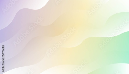 Wavy Background. For Design Flyer, Banner, Landing Page. Vector Illustration with Color Gradient.
