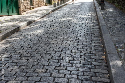 Photography Parisian Cobblestone Pavement at Montmartre