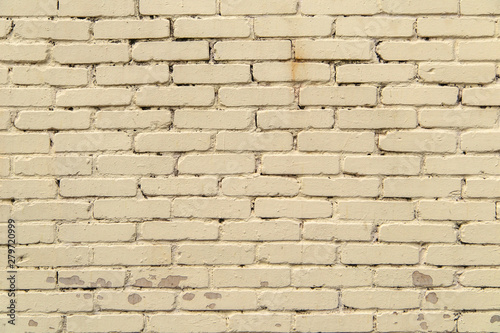 textured  expressive wall of light-colored bricks