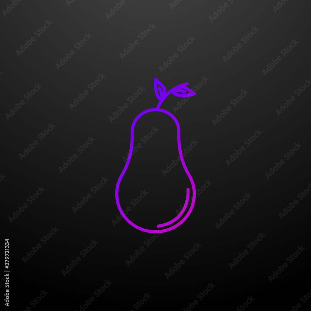 Pear nolan icon. Elements of food and drink set. Simple icon for websites, web design, mobile app, info graphics Pear nolan icon. Elements of food and drink set. Simple icon for websites, web design, mobile app, info graphics