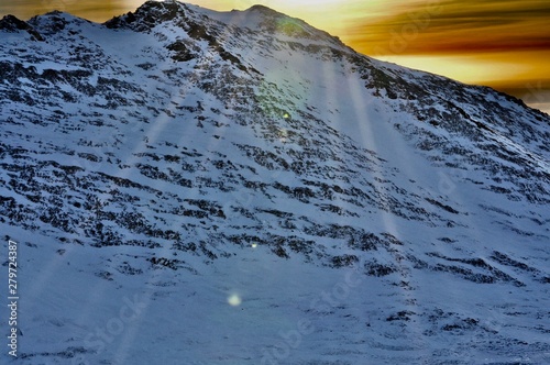 Orange Mountain Sunset