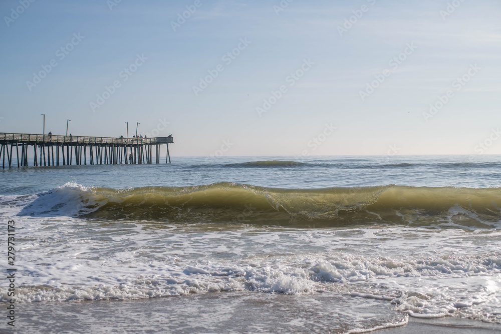 Fishing Pier on Atlantic Ocean