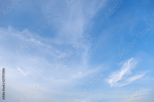 sky clouds  blue fluffy clean  clear Cloudscape beautiful white  bright weather light summer