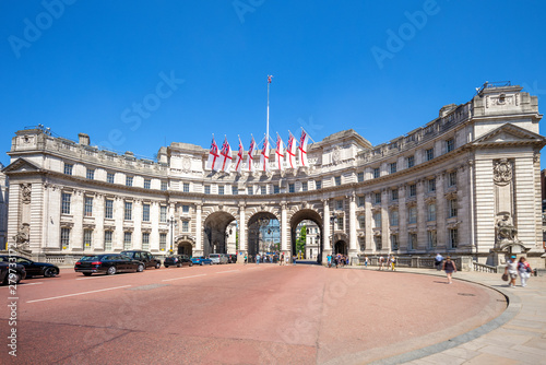 Admiralty Arch, a landmark building in London, UK