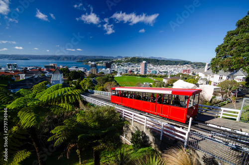 Cable car, Wellington, New Zealand photo