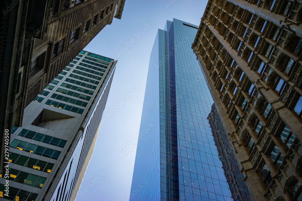 Naklejka premium Tall City Buildings Philadelphia