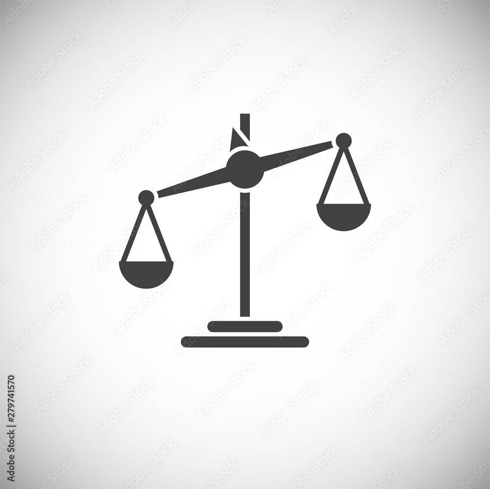 Scale icon on background for graphic and web design. Simple illustration. Internet concept symbol for website button or mobile app. Scale icon on background for graphic and web design. Simple illustration. Internet concept symbol for website button or mobile app.