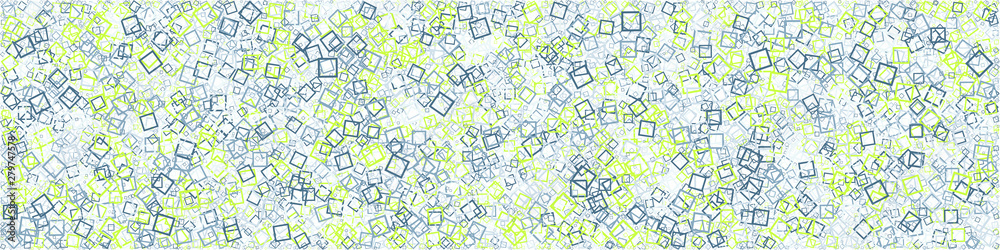 Abstract Generative Art color distributed donut squares polygons background illustration Abstract Generative Art color distributed donut squares polygons background illustration