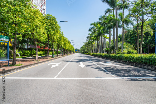 Wallpaper Mural Scenery of urban construction street in Shandong Dongping New Town, Guangdong Province, China Torontodigital.ca