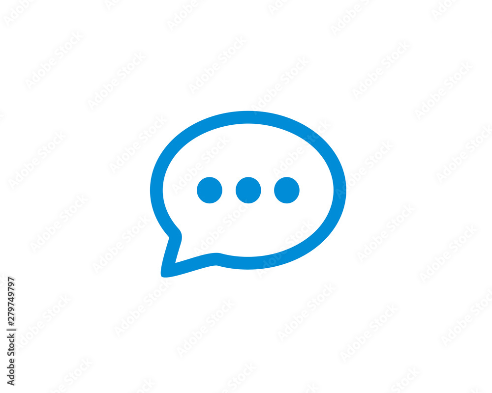 chat bubble message icon vector chat bubble message icon vector