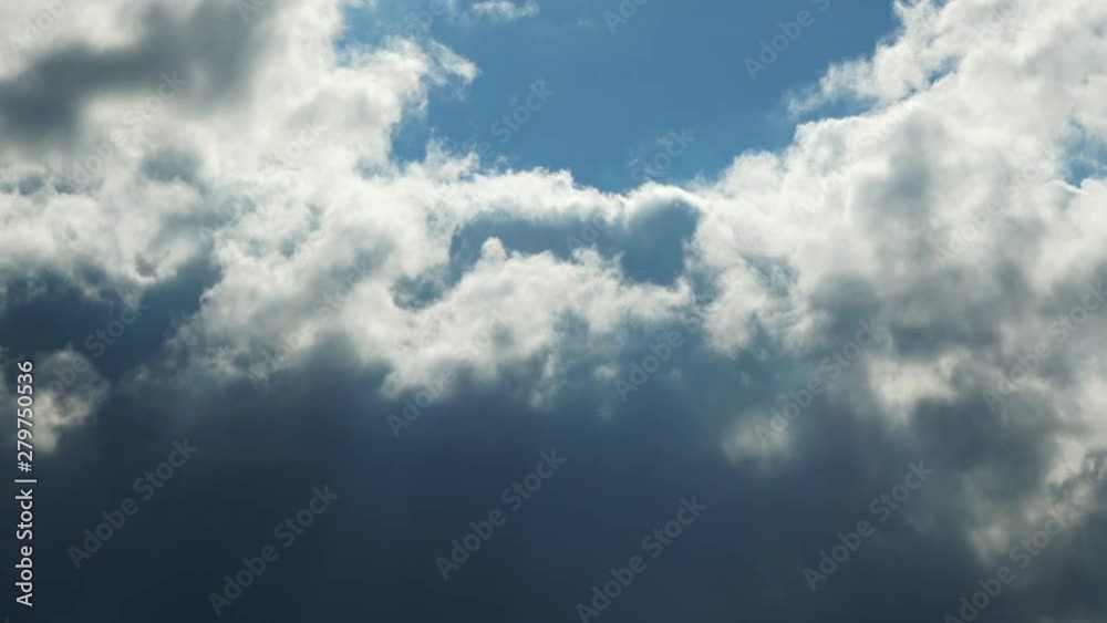 Timelapse shot of the blue sky with clouds, 4K Timelapse shot of the blue sky with clouds, 4K