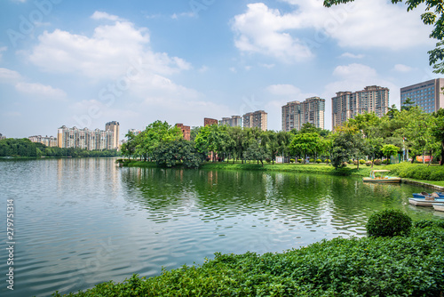 Landscape of Asian Art Park, Chancheng District, Foshan, Guangdong, China