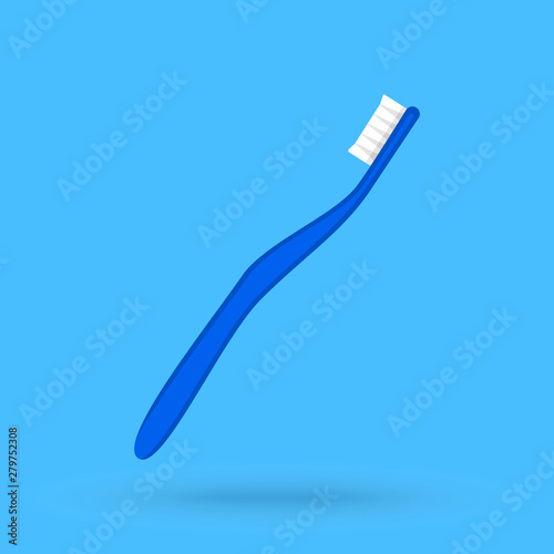 Toothbrush Simple vector modern icon design illustration.