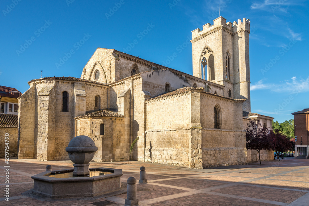 View at the Church of San Miguel in Palencia - Spain