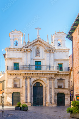 View at the Church of Vera Cruz in Valladolid - Spain