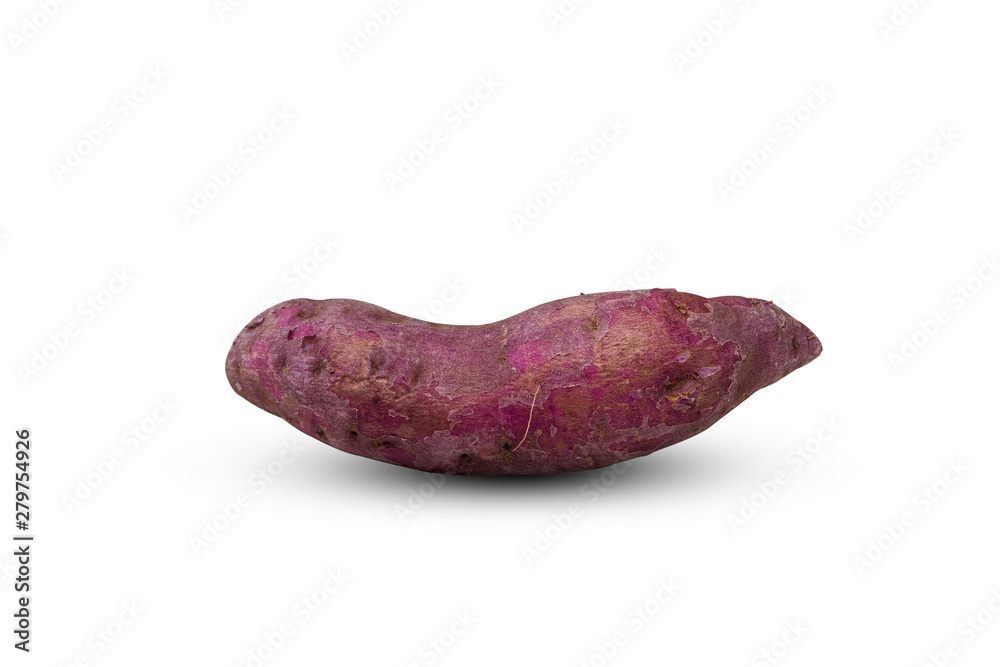 purple sweet potato isolated on white background with clipping path purple sweet potato isolated on white background with clipping path