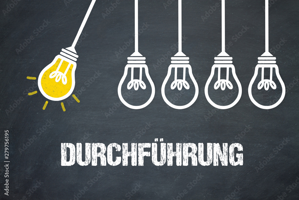 Fototapeta premium Durchführung