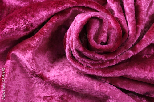 Pink velvet wrapped texture