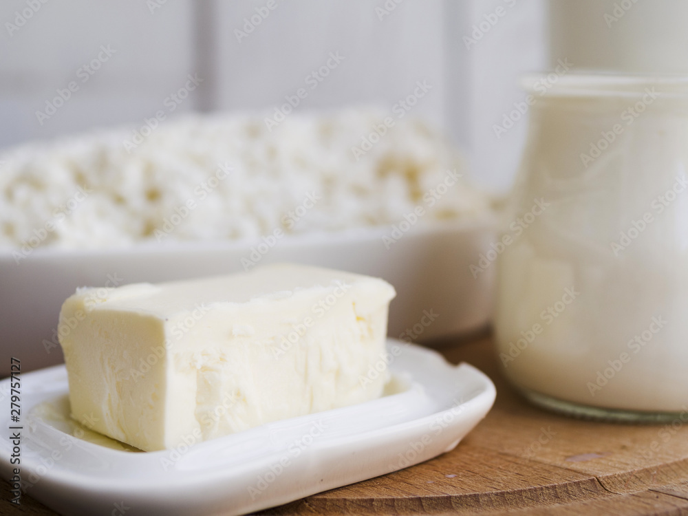 Milk, cottage cheese and dairy products