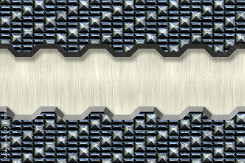 Abstract Metal textured Ind...