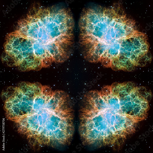 Universe simmetric backgrou...