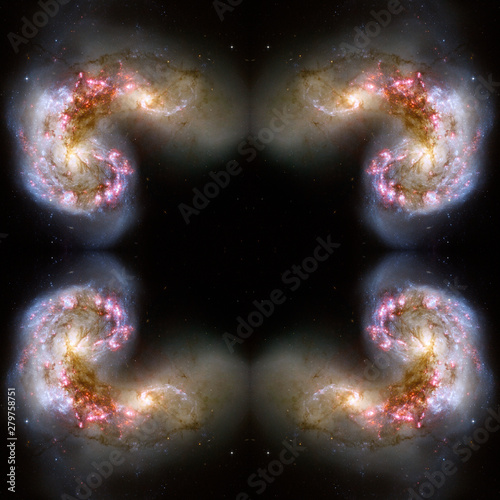 Universe simmetric backgrou...