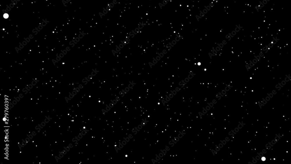Infinite star field constellation flying into dark starry void of space. Infinite star field constellation flying into dark starry void of space.
