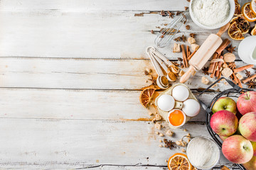Autumn baking background